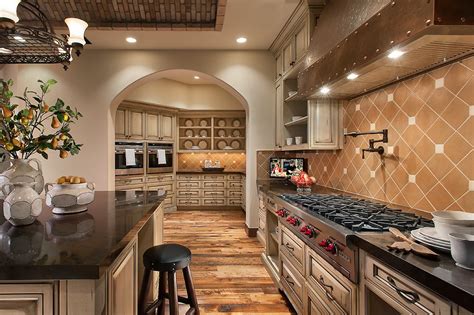Cabinet makers also can craft furniture to your specifications, such as a corner cabinet for a kitchen or a dining room hutch. Arizona Luxury Custom Home Builder Located in Scottsdale, Arizona | Beautiful kitchens, Fancy ...