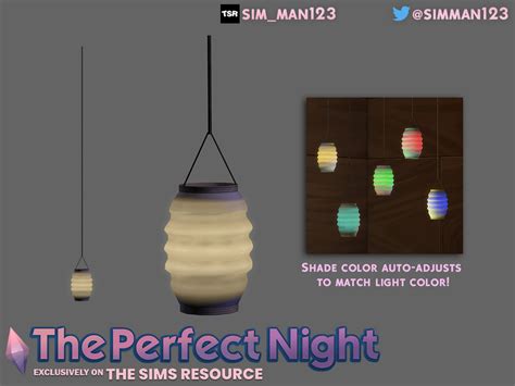 The Sims Resource The Perfect Night Paper Lantern