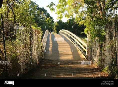 The Cross Country Bridge At Sunken Meadow State Park On A Sunny Day