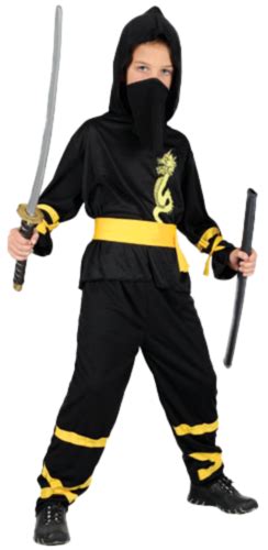 Martial Arts Ninja Boys Fancy Dress Japanese Samurai Childrens Costumes