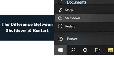 Shutdown Vs Restart In Windows 10 They Do Different Things Computroon