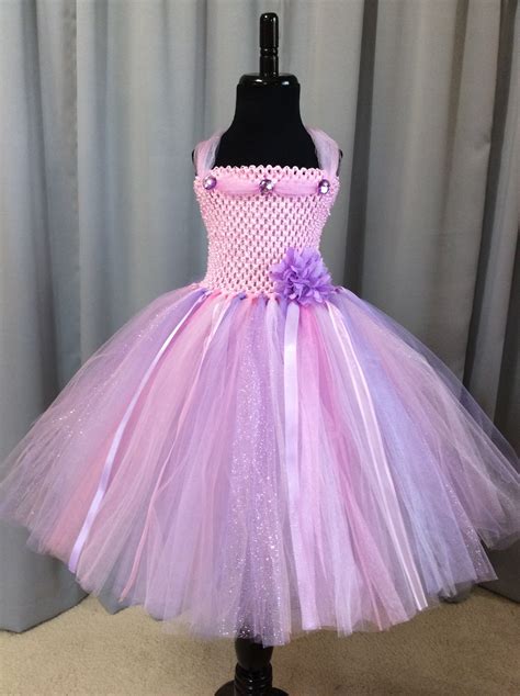 Pink And Lavender Princess Tutu Dress For Girls Princess Etsy