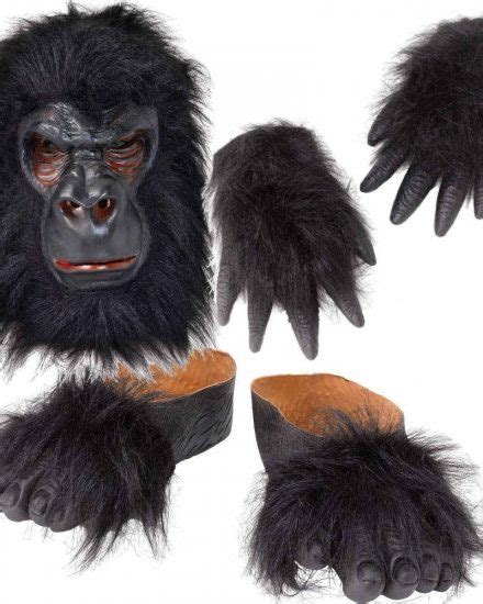 Masquerade Gorilla Fancy Dress Costume For Hire Animal Fancy Dress Hire