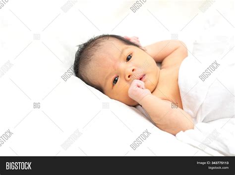 Cute Newborn Baby Girl Image And Photo Free Trial Bigstock