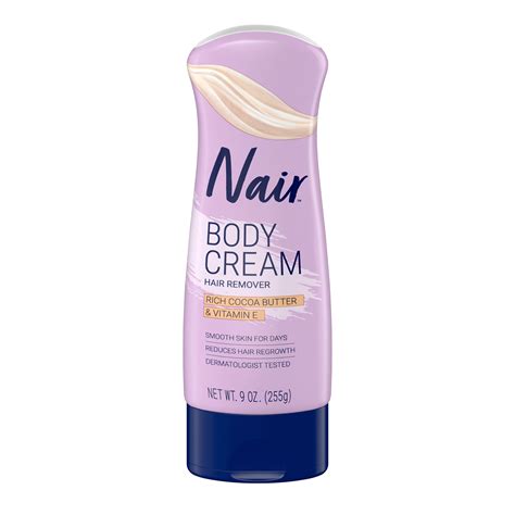 Nair Hair Removal Body Cream With Cocoa Butter And Vitamin E Leg And Body Hair Remover Oz