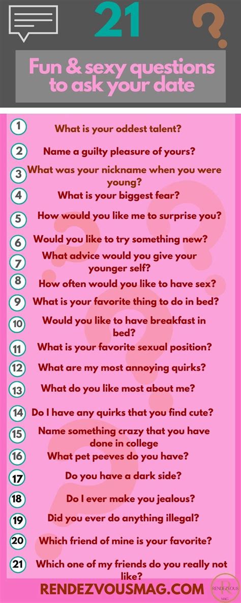 Date Night Questions Sexy Questions Fun Questions To Ask First Date
