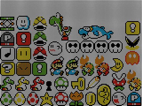 Mario Pixel Art Grid Easy Img Abey