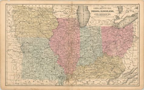 Maps Of The Midwestern States Curtis Wright Maps