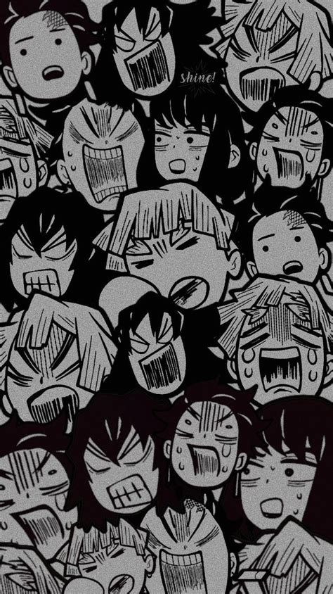 ★ shuffle all kimetsu no yaiba wallpaper backgrounds, or just your favorite demon slayer anime background wallpapers. Demon Slayer Wallpaper Black And White - Anime Wallpaper HD