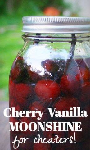 Cherry Moonshine For Cheaters No Still Less Waiting Recipe Moonshine Recipes Drinks