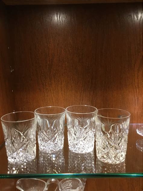 Antique Hawkes Crystal Glasses 1423