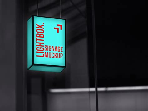Signage Lightbox Mockup Mockup World