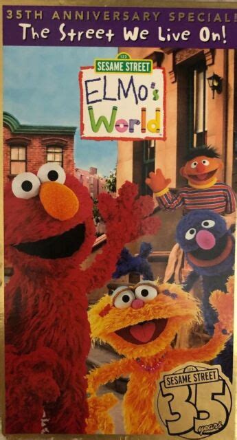 Sesame Street The Street We Live On 35th Anniversary Special Vhs