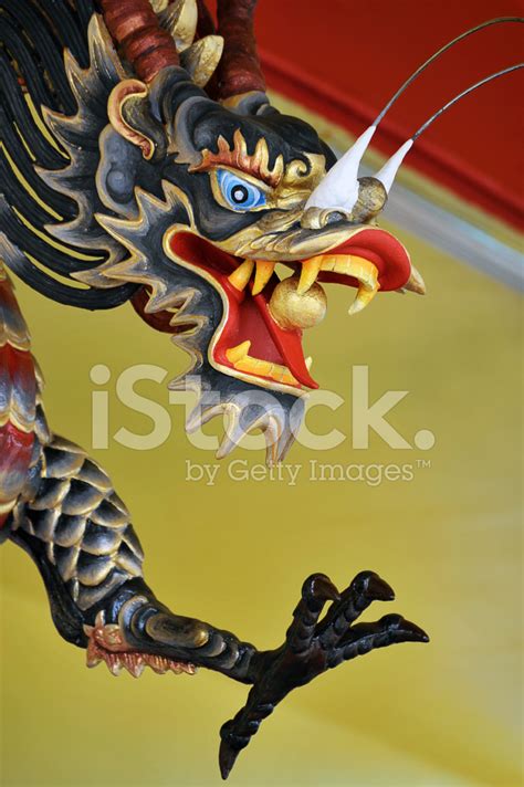 Chinese Temple Dragon Stock Photo Royalty Free Freeimages