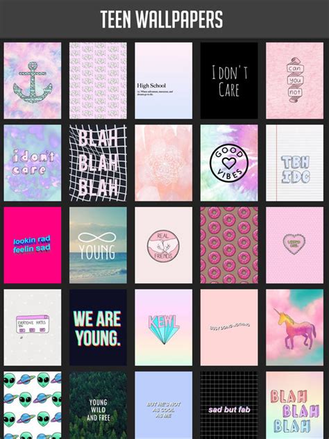 Backgrounds, themes, styles, images, icons & pictures. App Shopper: Teen Wallpapers (Lifestyle)