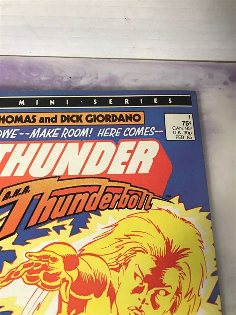 Vintage Dc Comics Jonni Thunder Aka Thunderbolt 1 1985 1 Of Etsy