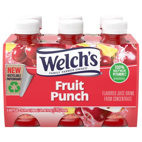 Save On Welchs Fruit Punch Juice Drink 6 Pk Order Online Delivery