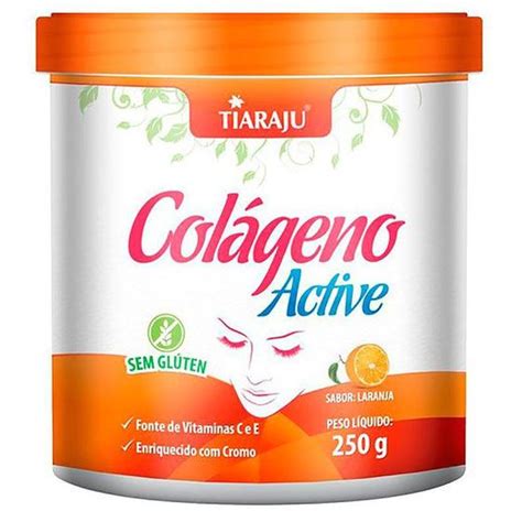 Colágeno Active Laranja Tiaraju 250g Colágeno Magazine Luiza