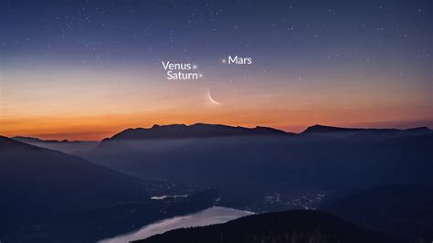 vénus et la lune mars et la lune jupiter et la lune star walk