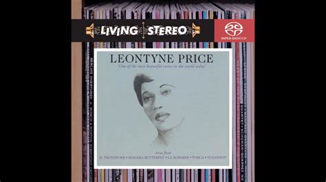 Leontyne Price — Vissi Darte Puccini Tosca Act Ii Youtube Music