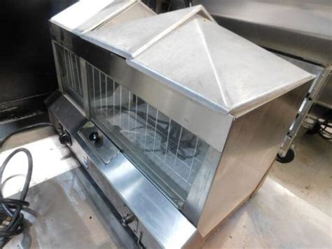 Star Model 36 Hot Dog Broiler And Bun Warmer Countertop Machine For