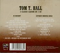 Tom T. Hall CD: In Concert! - Saturday Morning Songs (CD) - Bear Family ...
