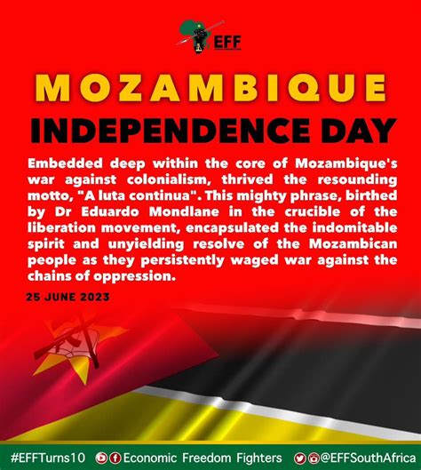 Economic Freedom Fighters On Twitter Eff Wishes Our Brothers And Sisters In Mozambique A Happy