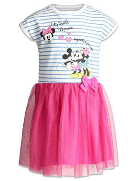 Buy Disney Minnie Mouse Girls Short Sleeve Tulle Dress Online Topofstyle