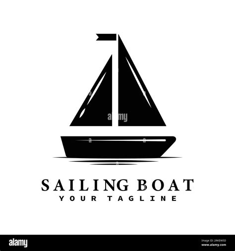 Silhouette Of Sailing Boat Logo Design Sailing Ship Logo Design Sail