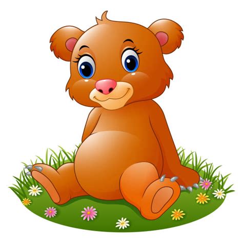 Royalty Free Grizzly Bear Cub Clip Art Vector Images