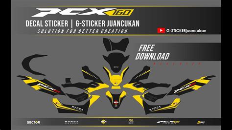 STICKER DECAL PCX FULL BODY FREE DOWNLOAD YouTube