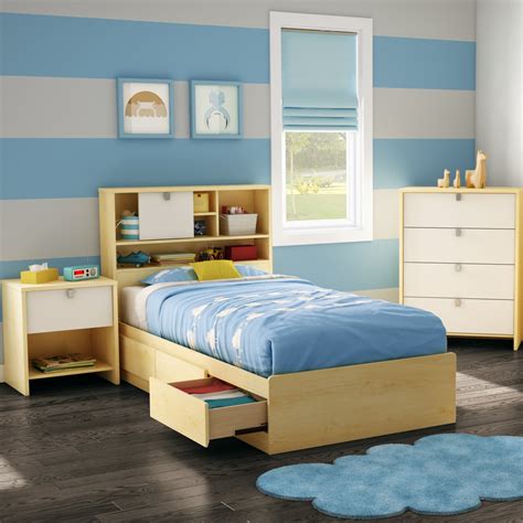 This item has 0 required items. South Shore Cookie Twin Platform Customizable Bedroom Set ...