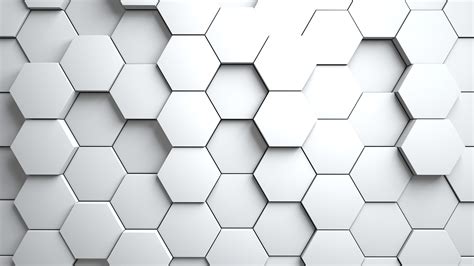 White Honeycomb Background