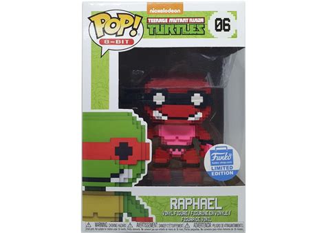 Funko Pop Nickelodeon 8 Bit Teenage Mutant Ninja Turtles Raphael Funko