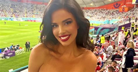 meet sexiest fans of world cup from model in stands to croatia s controversial beauty daily star