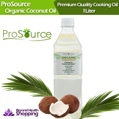 Prosource Organic Coconut Cooking Oil 1liter Shopee Philippines