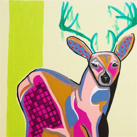 Darcie The Deer With Images Whimsical Art Whimsical Paintings Artwork