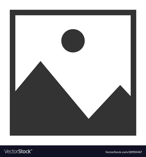 No Image Symbol Missing Available Icon Gallery Vector Image