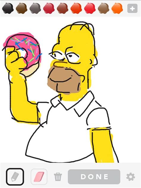 Draw something with friends is currently not available in your region. HOMER, Draw Something App | Posted at ponderouspilgrim ...