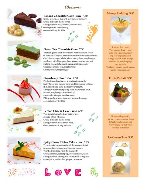 Japanese Vegan Macrobiotic Dining New Dessert Menu In July