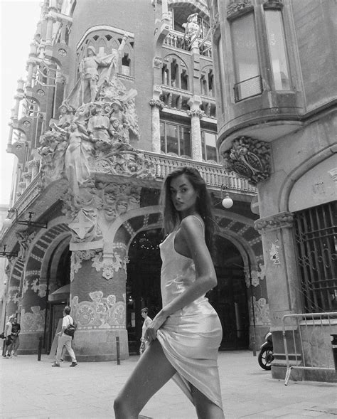 Barcelona 🇪🇸 🖤 🌈 Model Slip Dress Fashion