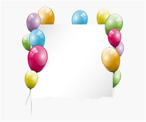 Transparent Happy Birthday Balloons Clipart Birthday Balloons Corner