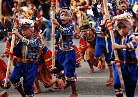 Young Filipino Davaoeño Warriors The Kadayawan Festival Is Usually