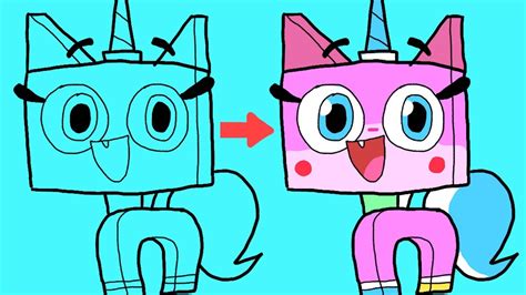 lego unikitty how to draw lets draw with doodle clubhouse youtube