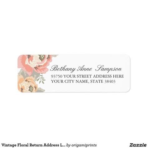 Create Your Own Return Address Label Zazzle Return Address Labels