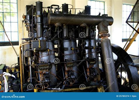 Old Diesel Engine From 1930 Stock Images Image 25785374