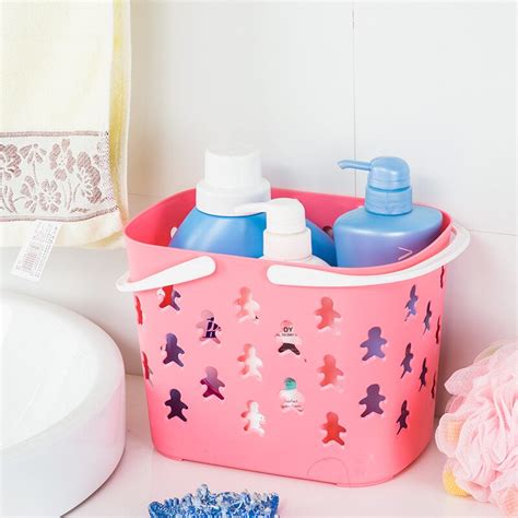 Makeup storage ideas | ikea malm makeup vanity with mirror. 1Pcs Plastic Portable Storage Basket Bathroom Cosmetic ...