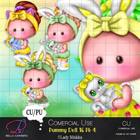 Pummy Doll 16 Pk 4 Cup95450595298 Craftsuprint