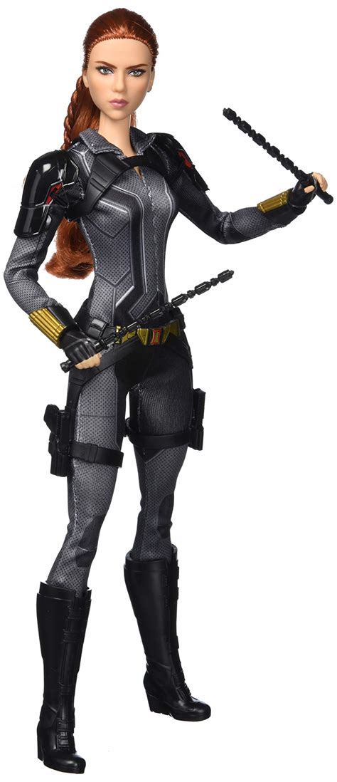 Black widow hasbro e8761 marvel legends (preorder sale) из фильма black widow. Barbie Black Widow Collector Doll 2020 in black suit is ...