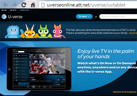 Watch virtually anywhere watchtv can be streamed on your favorite device, such as smartphone. AT&T's U-verse Mobile App Extends Some Live TV for Tablets ...